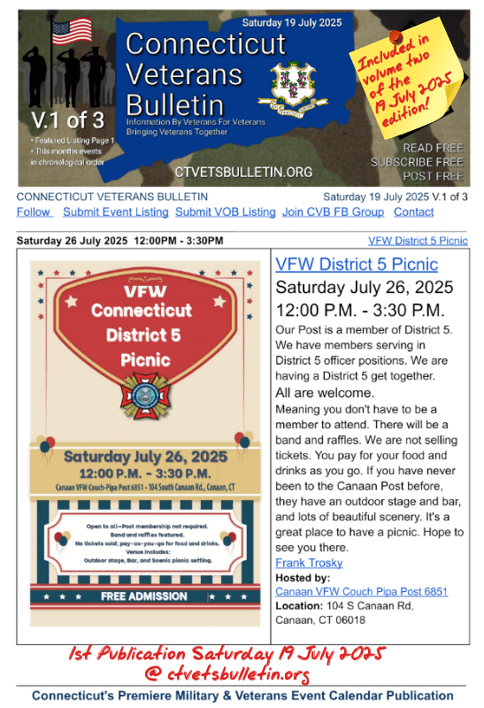 VFW District 5 Picnic