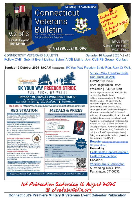 5K Your Way Freedom Stride Run, Ruck Or Walk