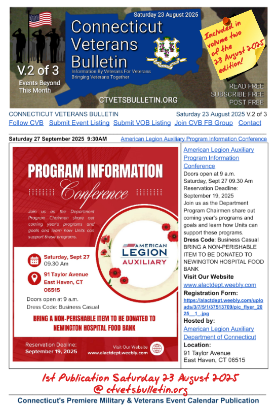 American Legion Auxiliary Program Information Conference