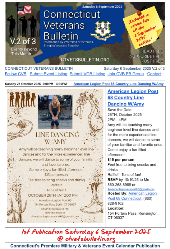 American Legion Post 68 Country Line Dancing W/Amy