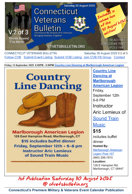 Country Line Dancing at Marlborough American Legion