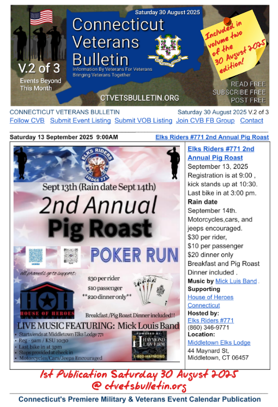 Elks Riders #771 2nd Annual Pig Roast