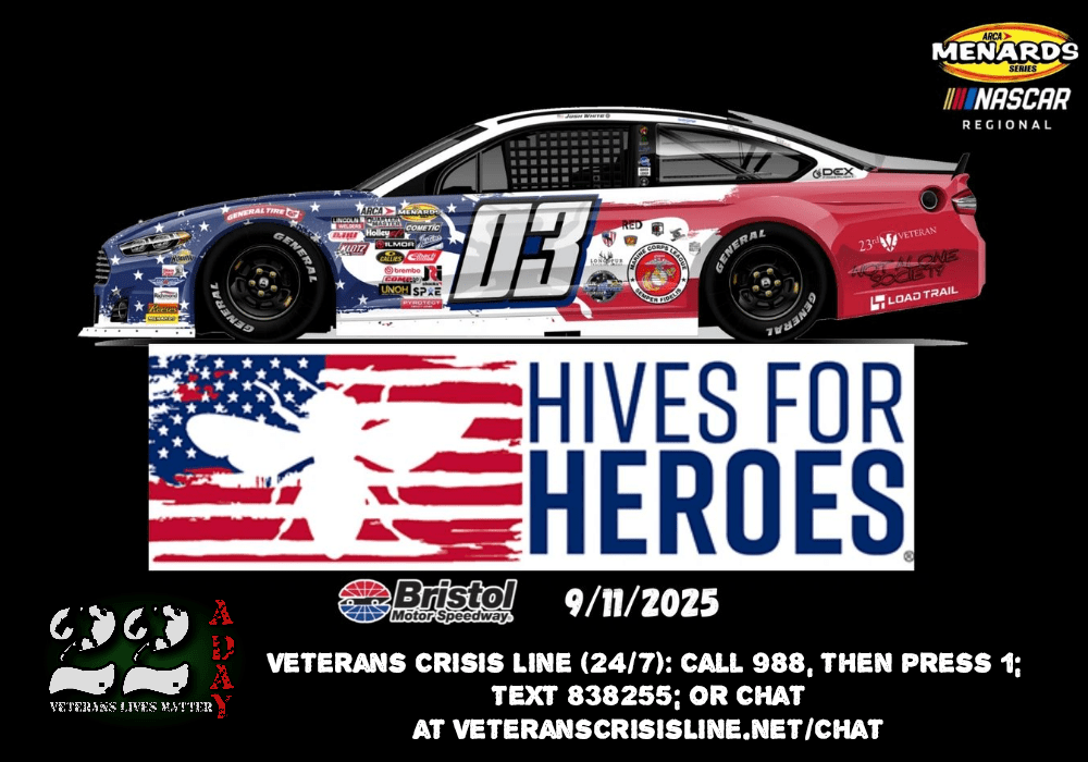 Josh White’s 2025 Mission: Every Lap for Veteran Suicide Awareness