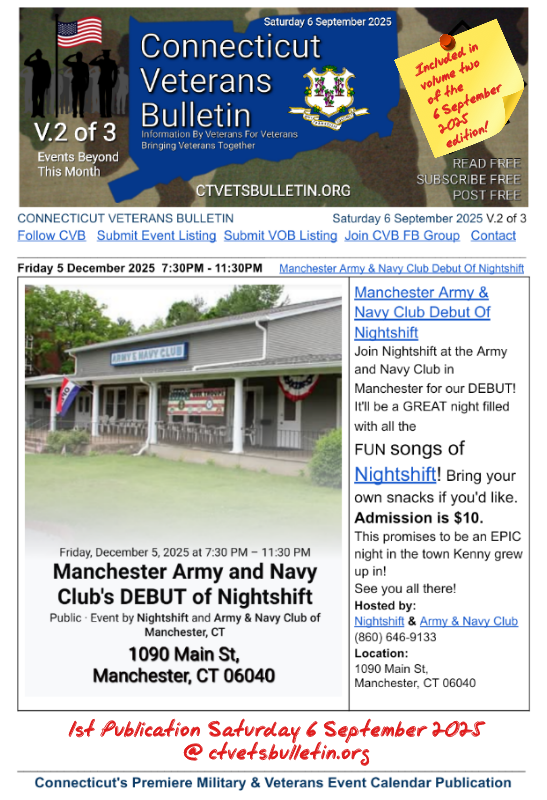 Manchester Army & Navy Club Debut Of Nightshift