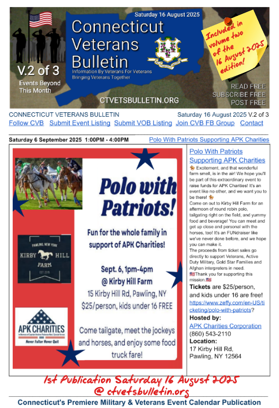 Polo With Patriots Supporting APK Charities