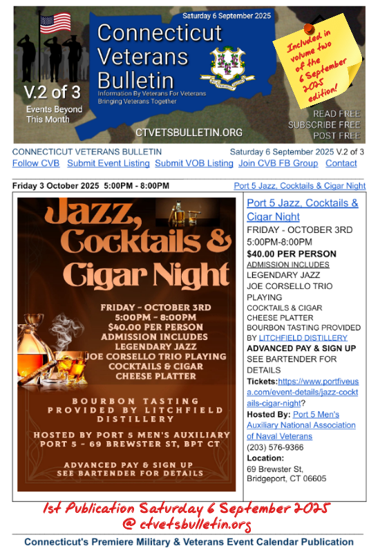 Port 5 Jazz, Cocktails & Cigar Night
