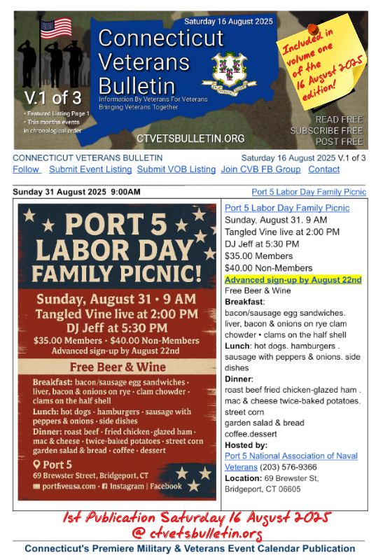 Port 5 Labor Day Family Picnic