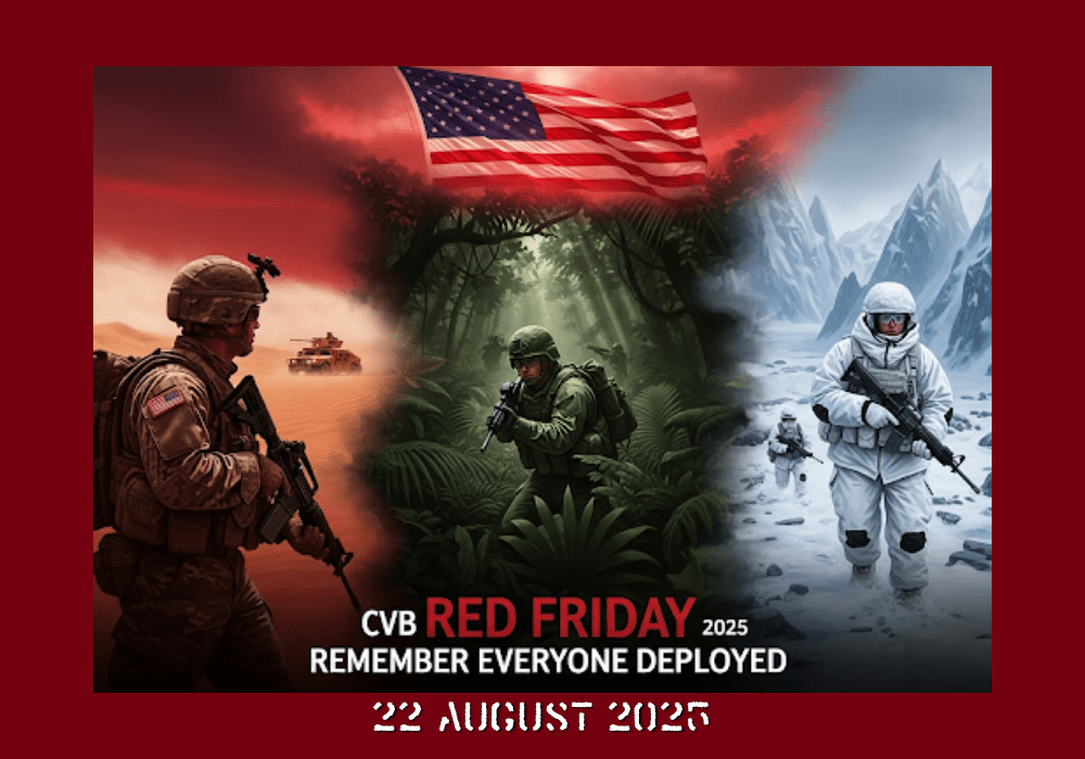 RED FRIDAY 22 August 2025 CVB