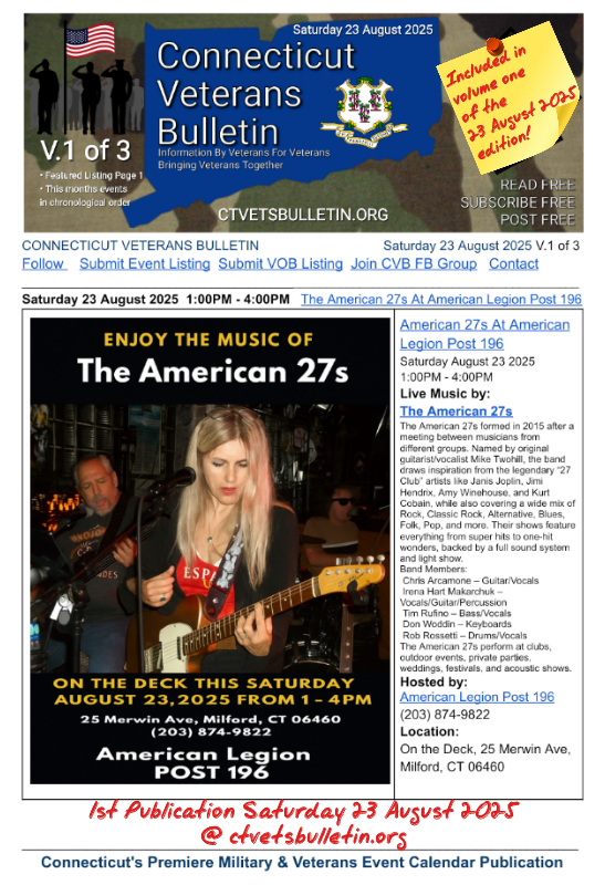 The American 27s At American Legion Post 196