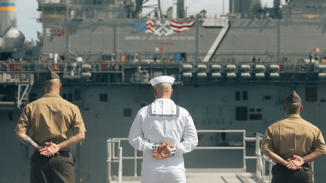 USS Iwo Jima Marines and Sailors Deploy South in Major Naval Movement