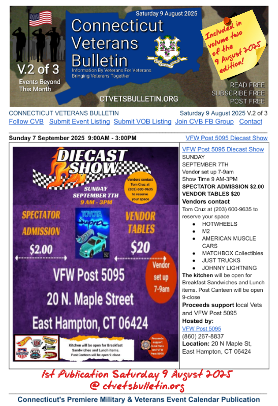 VFW Post 5095 Diecast Show
