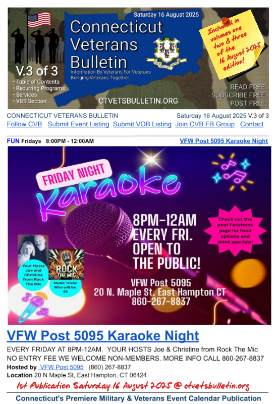 VFW Post 5095 Karaoke Night