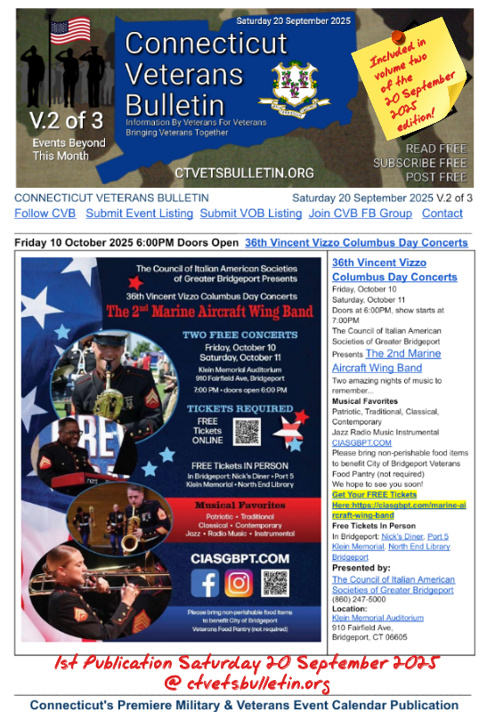 36th Vincent Vizzo Columbus Day Concerts