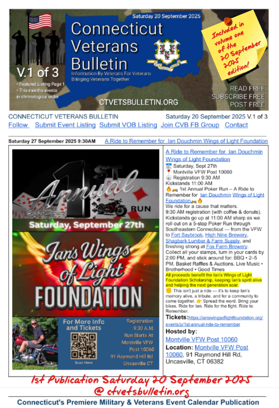 A Ride to Remember for  Ian Douchmin Wings of Light Foundation