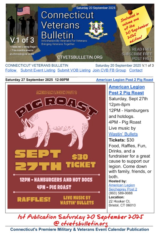 American Legion Post 2 Pig Roast