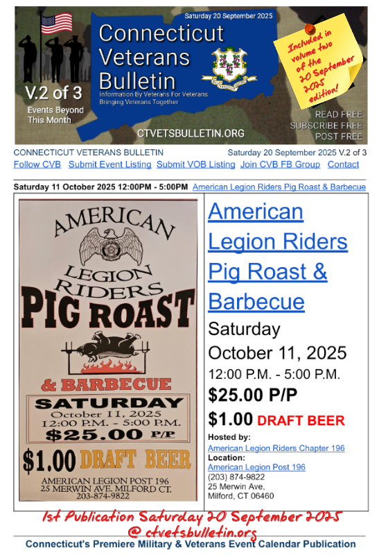 American Legion Riders Pig Roast & Barbecue