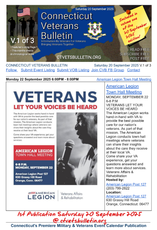 American Legion Town Hall Meeting