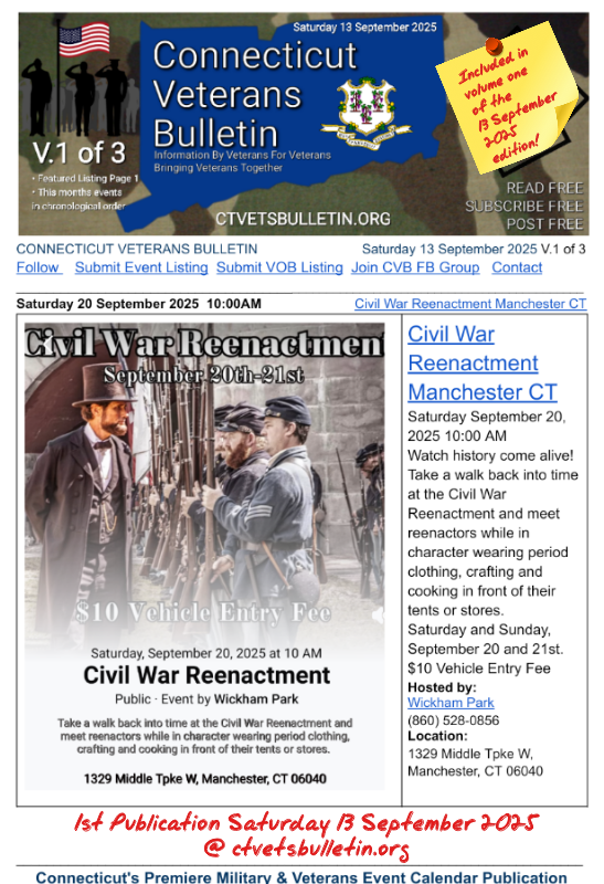 Civil War Reenactment Manchester CT