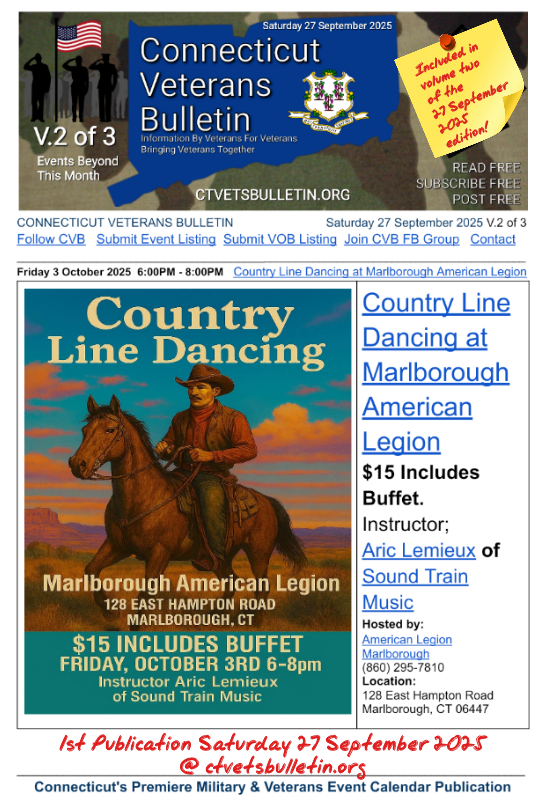 Country Line Dancing at Marlborough American Legion