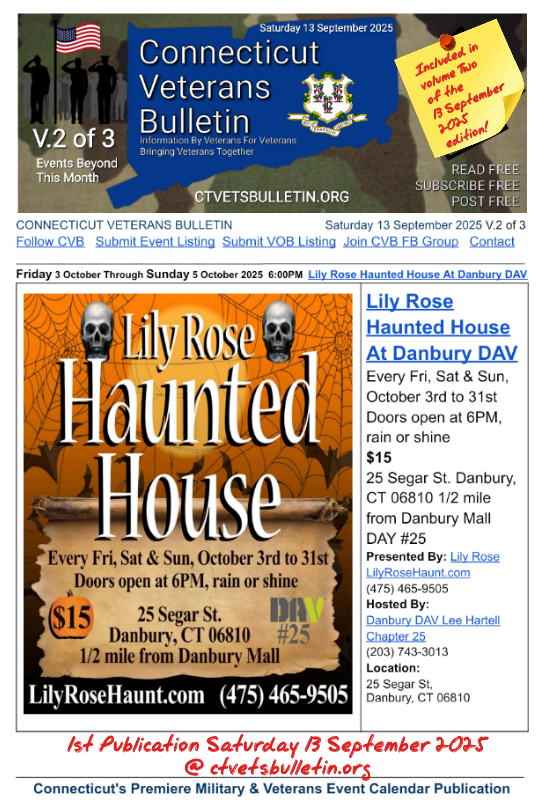 Lily Rose Haunted House At Danbury DAV