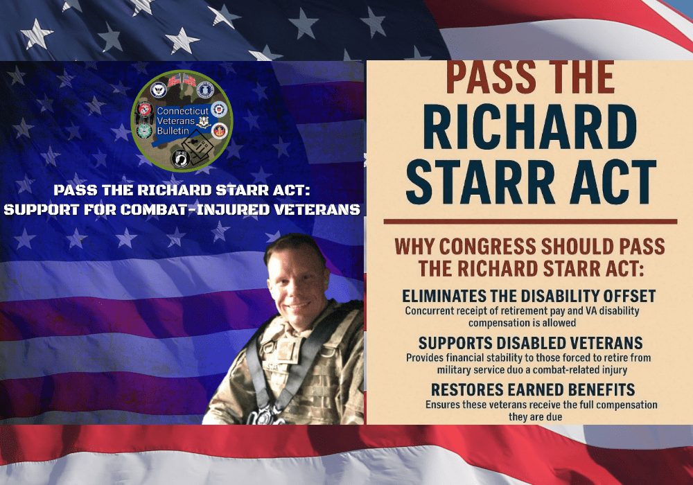 PASS THE RICHARD STARR ACT: SUPPORT FOR COMBAT-INJURED VETERANS