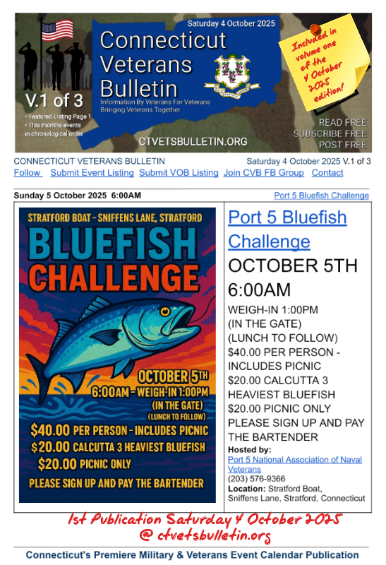 Port 5 Bluefish Challenge