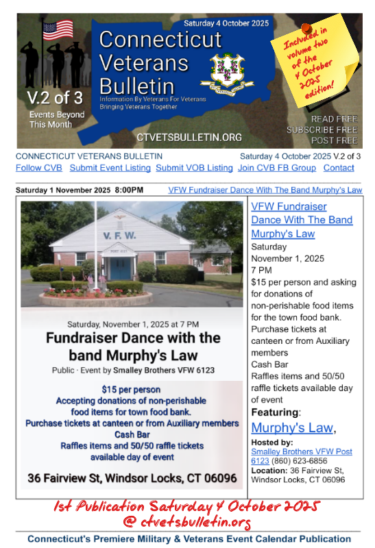 VFW Fundraiser Dance With The Band Murphy's Law
