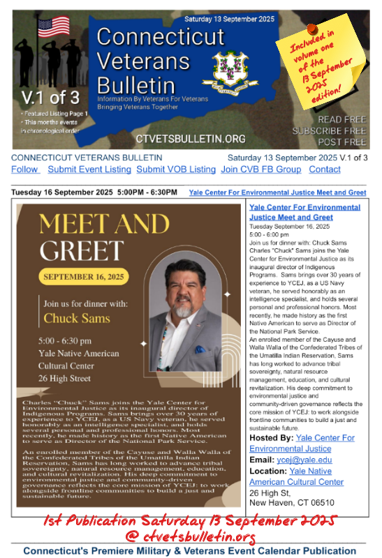 Yale Center For Environmental Justice Meet and Greet