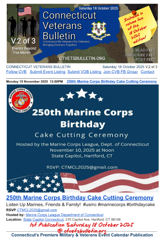250th Marine Corps Birthday Cake Cutting Ceremony