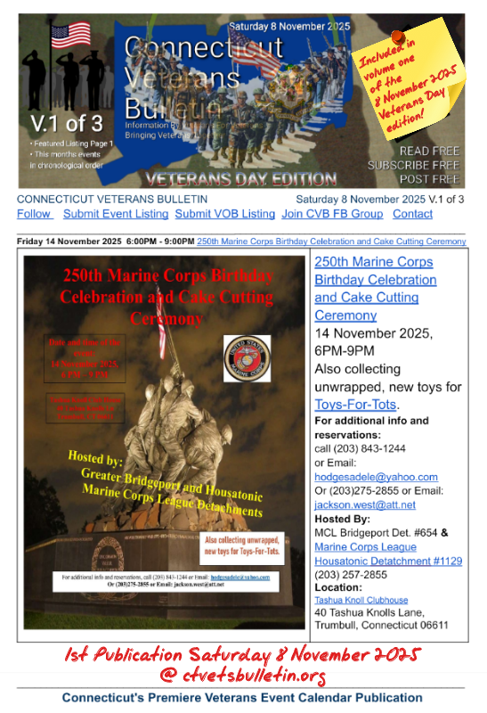 250th Marine Corps Birthday Celebration and Cake Cutting Ceremony