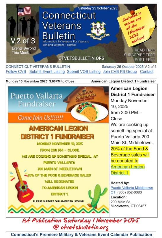 American Legion District 1 Fundraiser