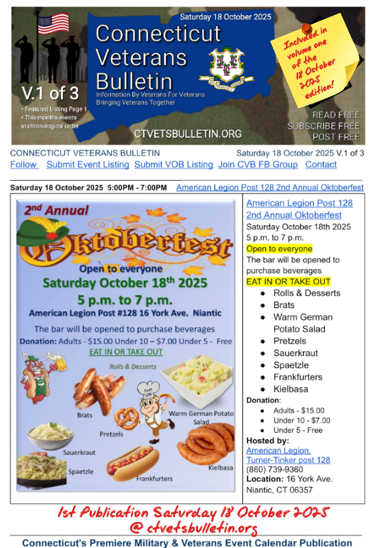 American Legion Post 128 2nd Annual Oktoberfest