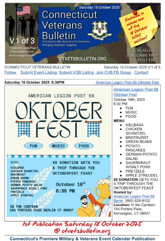 American Legion Post 68 Oktober Fest
