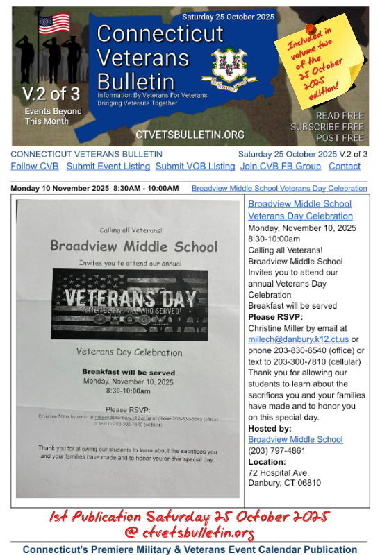 Broadview Middle School Veterans Day Celebration
