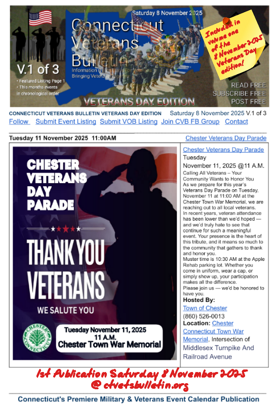 Chester Veterans Day Parade
