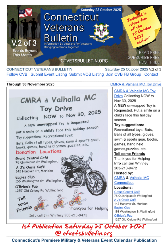 CMRA & Valhalla MC Toy Drive