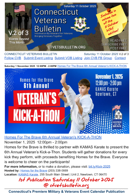 Homes For The Brave 6th Annual Veteran's KICK-A-THON