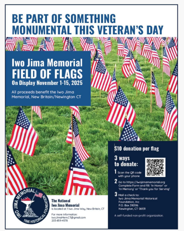 National Iwo Jima Memorial to Host “Field of Flags” Tribute