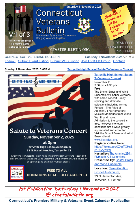 Terryville High School Salute To Veterans Concert