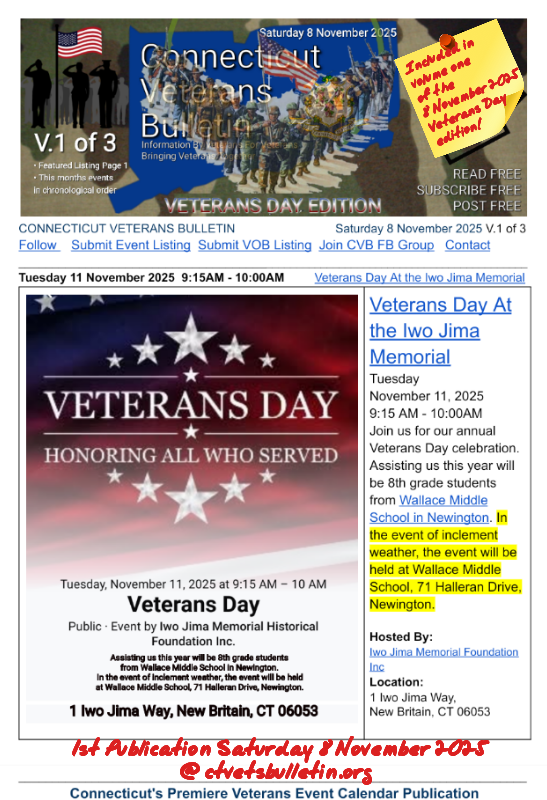 Veterans Day At the Iwo Jima Memorial