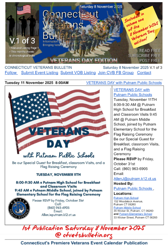 VETERANS DAY with Putnam Public Schools
