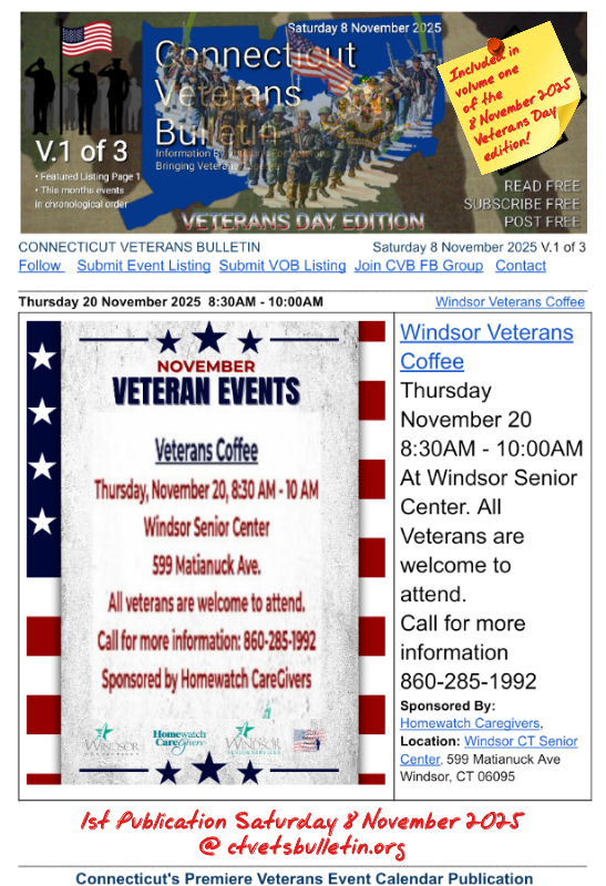 Windsor Veterans Coffee