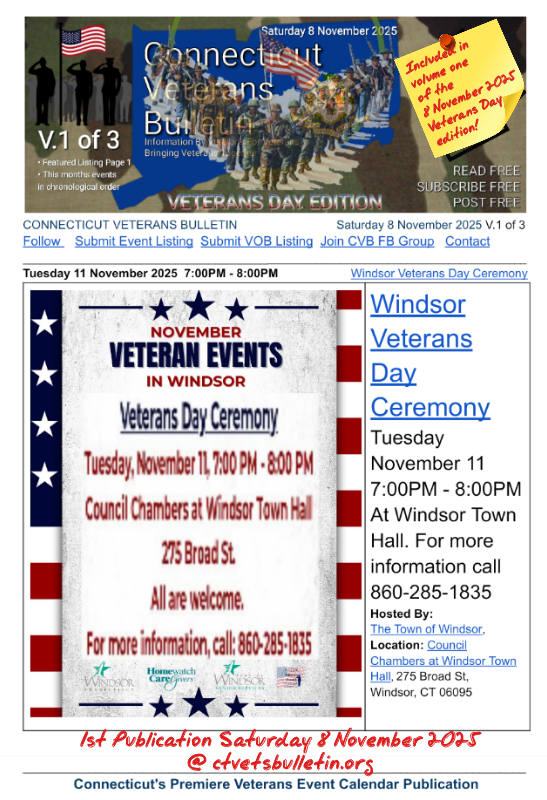 Windsor Veterans Day Ceremony
