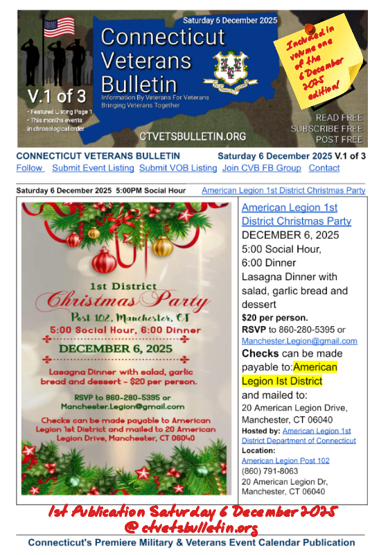 American Legion 1st District Christmas Party