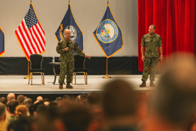 CNO Caudle Tells Sailors in Guam: Be Ready for Conflict Now