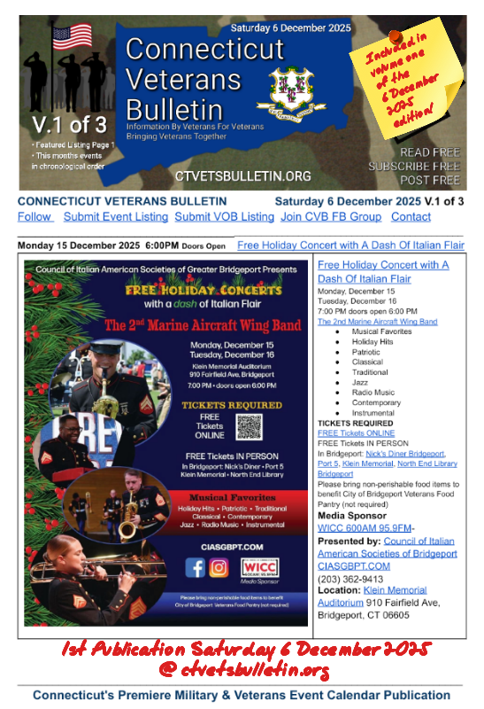 Free Holiday Concert with A Dash Of Italian Flair