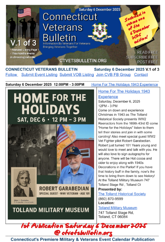 Home For The Holidays 1943 Experience