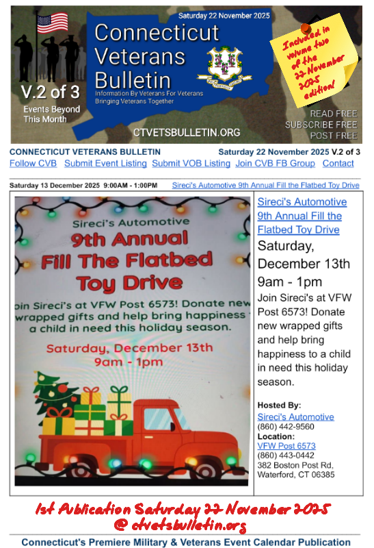 Sireci's Automotive 9th Annual Fill the Flatbed Toy Drive