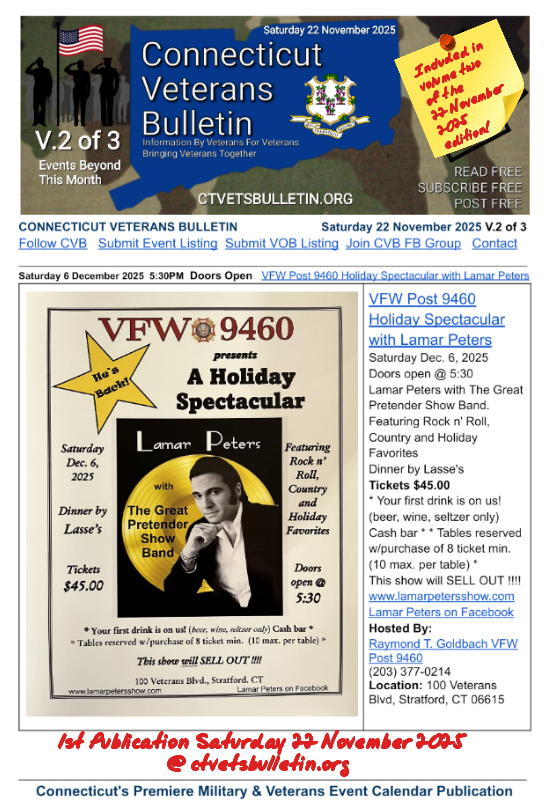 VFW Post 9460 Holiday Spectacular with Lamar Peters