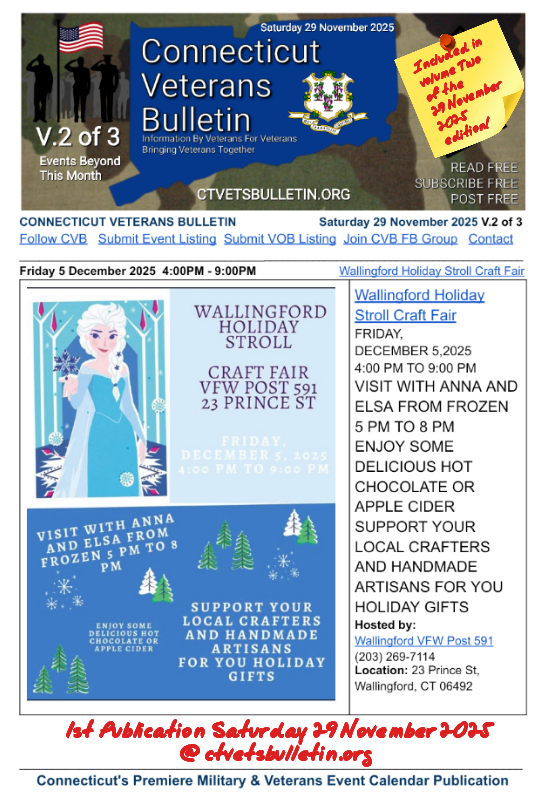 Wallingford Holiday Stroll Craft Fair